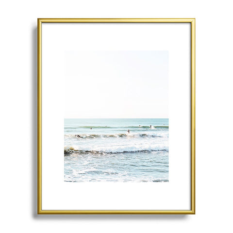 Bree Madden Surfers Point Metal Framed Art Print