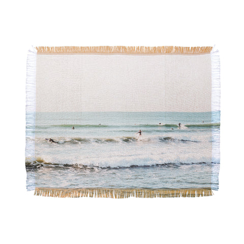 Bree Madden Surfers Point Throw Blanket
