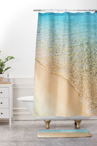 Bree Madden Tahoe Shore Shower Curtain And Mat
