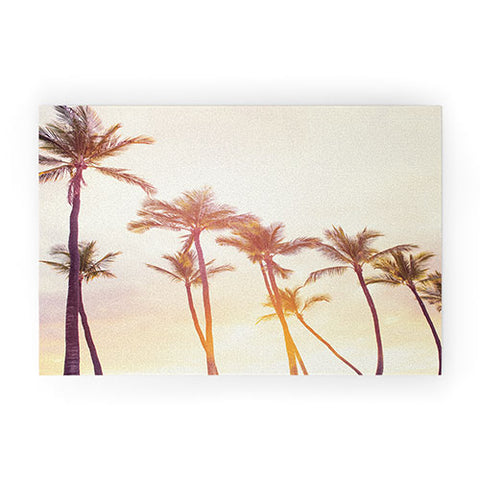 Bree Madden Topical Sunset Welcome Mat