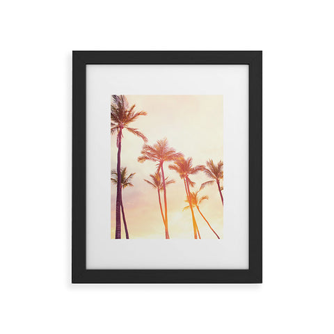 Bree Madden Topical Sunset Framed Art Print