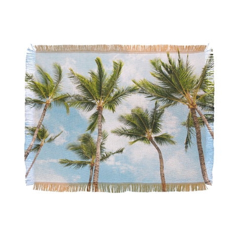 Bree Madden Tropic Palms Throw Blanket