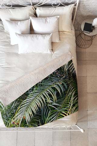 Bree Madden Tropical Jungle Fleece Throw Blanket