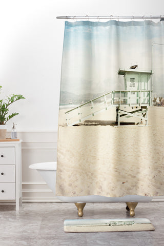 Bree Madden Venice Beach Tower Shower Curtain And Mat