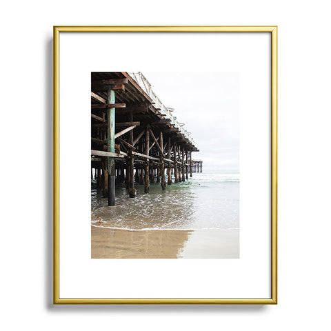 Bree Madden Wooden Pier Metal Framed Art Print