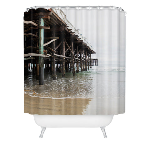 Bree Madden Wooden Pier Shower Curtain