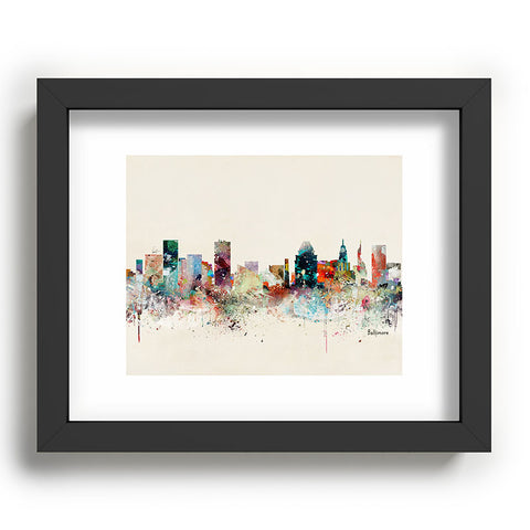 Brian Buckley baltimore maryland skyline Recessed Framing Rectangle