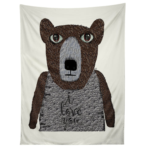 Brian Buckley Bear Cares Tapestry