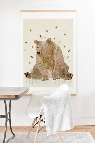 Brian Buckley bear grizzly Art Print And Hanger