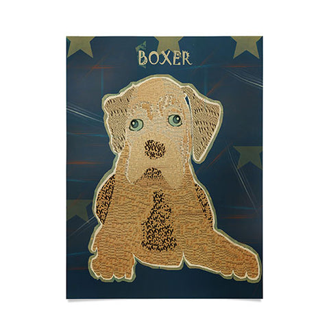 Brian Buckley Boxer Puppy Poster