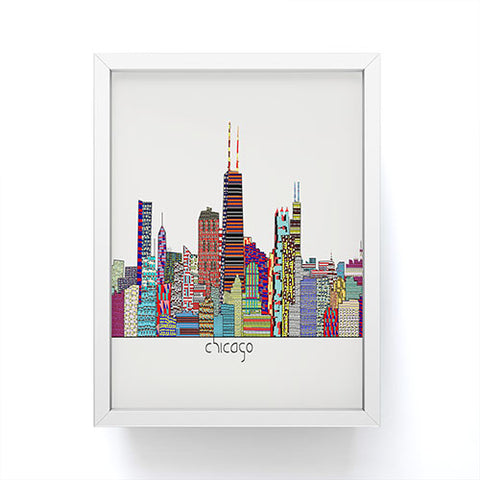 Brian Buckley Chicago City Framed Mini Art Print