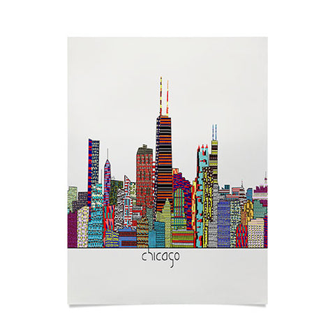 Brian Buckley Chicago City Poster