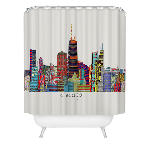 Brian Buckley Chicago City Shower Curtain
