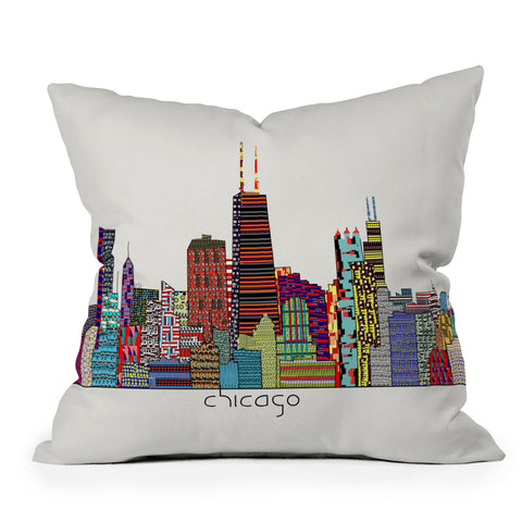 Brian Buckley Chicago City Throw Pillow