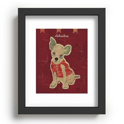 Brian Buckley Chihuahua Puppy Recessed Framing Rectangle