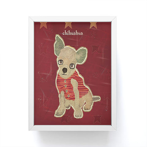 Brian Buckley Chihuahua Puppy Framed Mini Art Print
