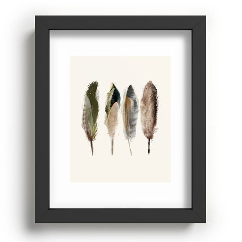Brian Buckley earth feathers Recessed Framing Rectangle