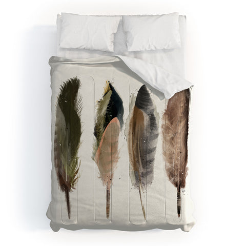 Brian Buckley earth feathers Comforter
