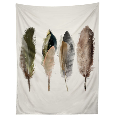 Brian Buckley earth feathers Tapestry