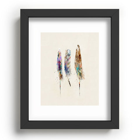 Brian Buckley free feathers Recessed Framing Rectangle