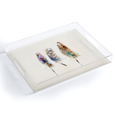 Brian Buckley free feathers Acrylic Tray