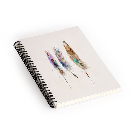 Brian Buckley free feathers Spiral Notebook