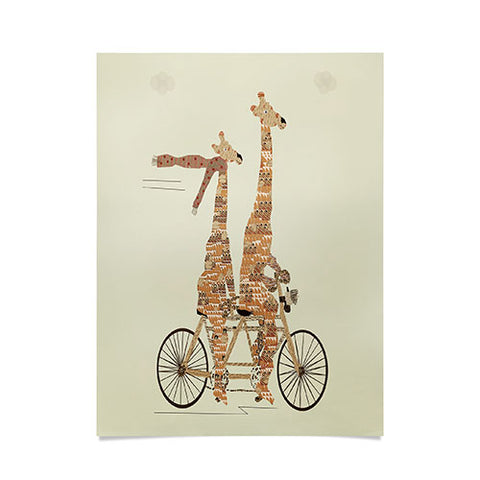 Brian Buckley Giraffes Days Poster
