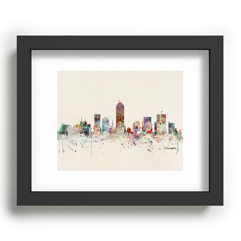 Brian Buckley indianapolis indiana skyline Recessed Framing Rectangle