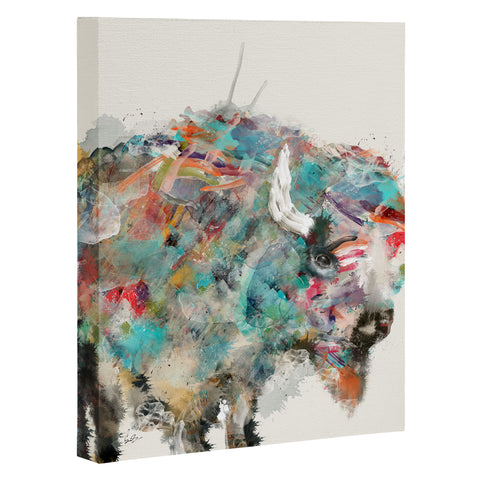Brian Buckley into the wild the buffalo Art Canvas