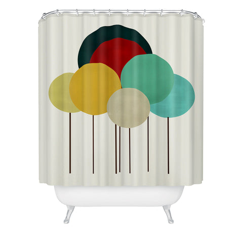 Brian Buckley Lets Celebrate Shower Curtain