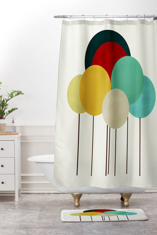 Brian Buckley Lets Celebrate Shower Curtain And Mat