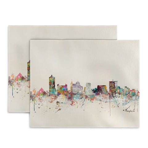 Brian Buckley memphis tennessee skyline Placemat