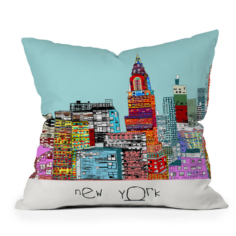 Brian Buckley New York Living Throw Pillow