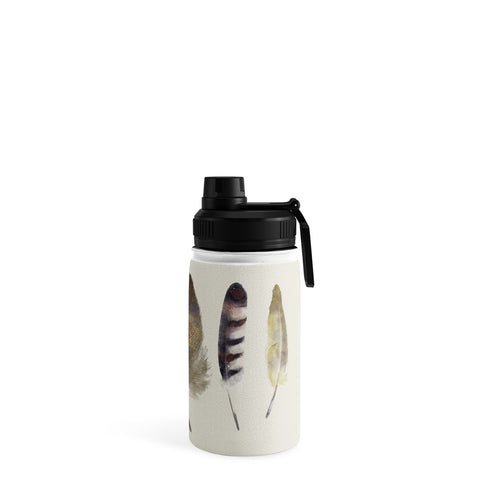 Brian Buckley peace song feathers Water Bottle