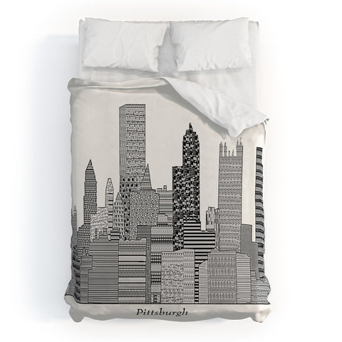Brian Buckley Pittsburgh City Duvet Cover