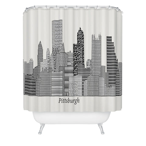 Brian Buckley Pittsburgh City Shower Curtain