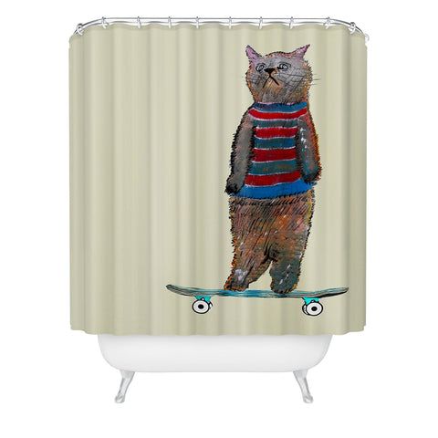 Brian Buckley Roll With It Shower Curtain