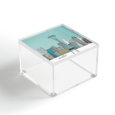Brian Buckley Seattle City Acrylic Box