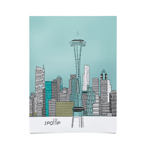 Brian Buckley Seattle City Poster
