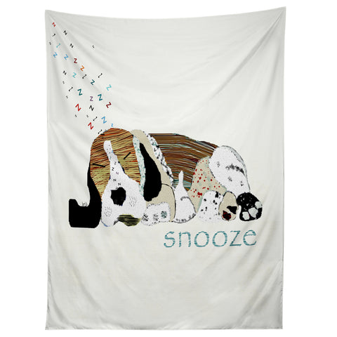 Brian Buckley Snooze Dog Tapestry