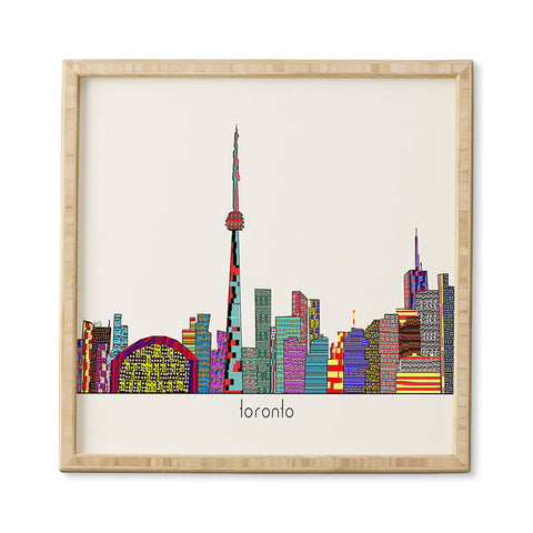 Brian Buckley Toronto City Framed Wall Art