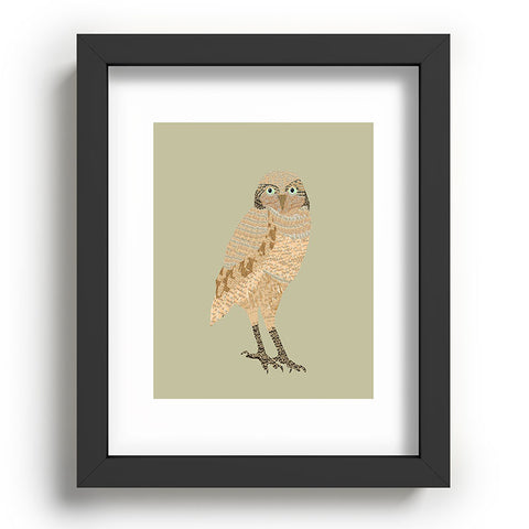 Brian Buckley Vintage Owl Recessed Framing Rectangle