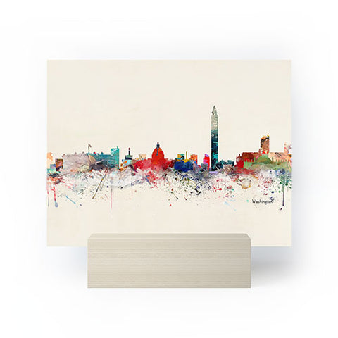 Brian Buckley washington dc skyline Mini Art Print