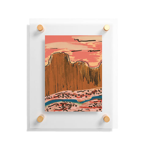 Britt Does Design California Desert Floating Acrylic Print