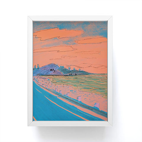 Britt Does Design Lifes A Beach I Framed Mini Art Print