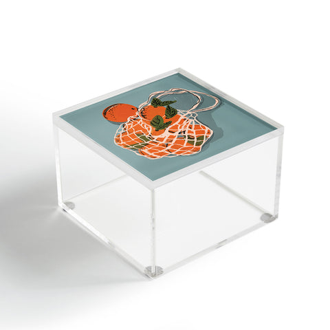 Britt Does Design Oranges I Acrylic Box