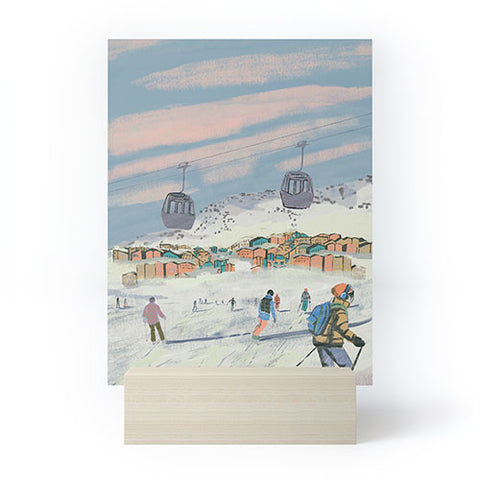 Britt Does Design Winter Ski Trip Mini Art Print