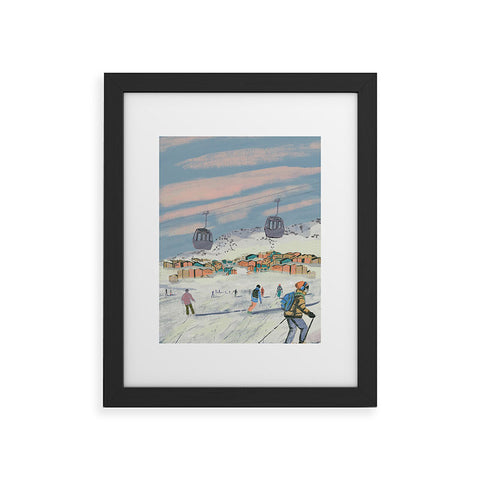 Britt Does Design Winter Ski Trip Framed Art Print