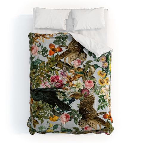 Burcu Korkmazyurek FLORAL AND BIRDS VI Comforter