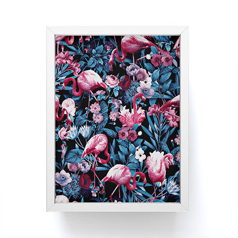 Burcu Korkmazyurek Floral and Flamingo VIII Framed Mini Art Print